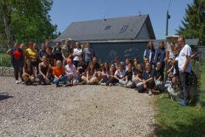 Les élèves de l'école Agricole de Cibeins (01)