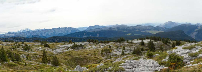 Le plateau calcaire de Sous Dine..
