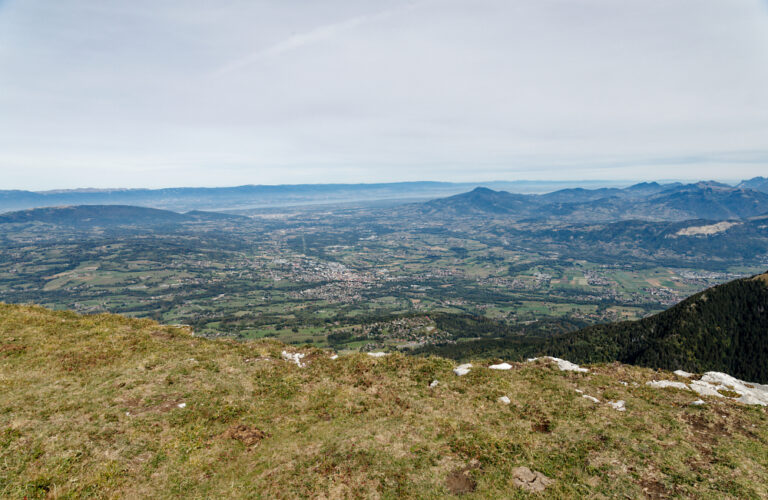 On surplombe la Roche sue Foron..
